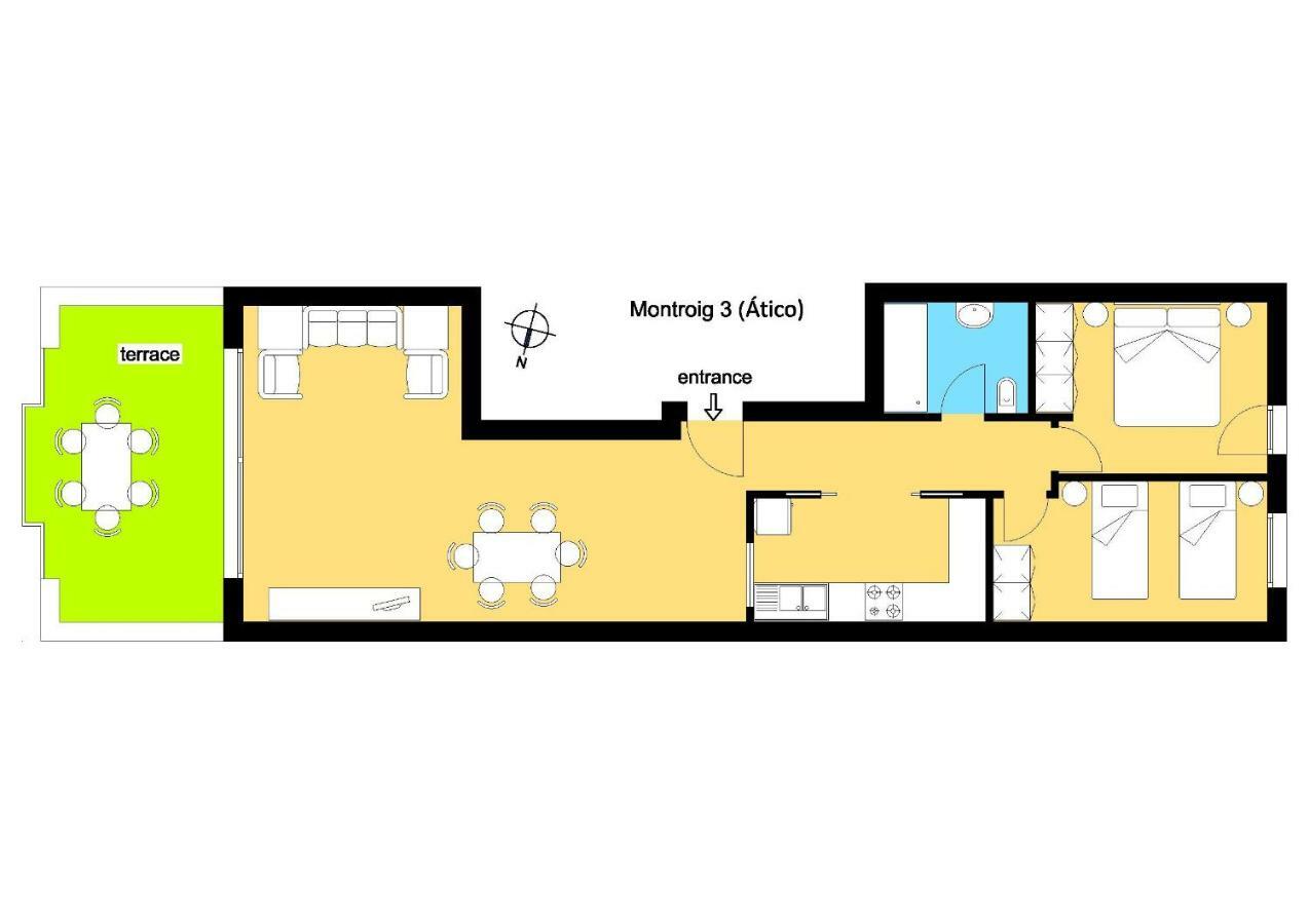 Apartamento Montroig 3 Atico Sitges Eksteriør bilde